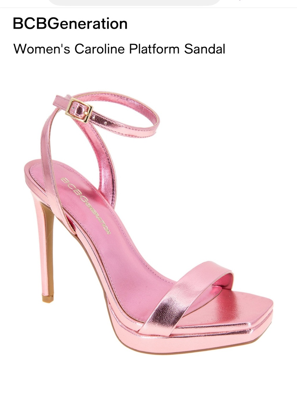 BCBGeneration
Women's Caroline Platform Sandal PINK SZ 7